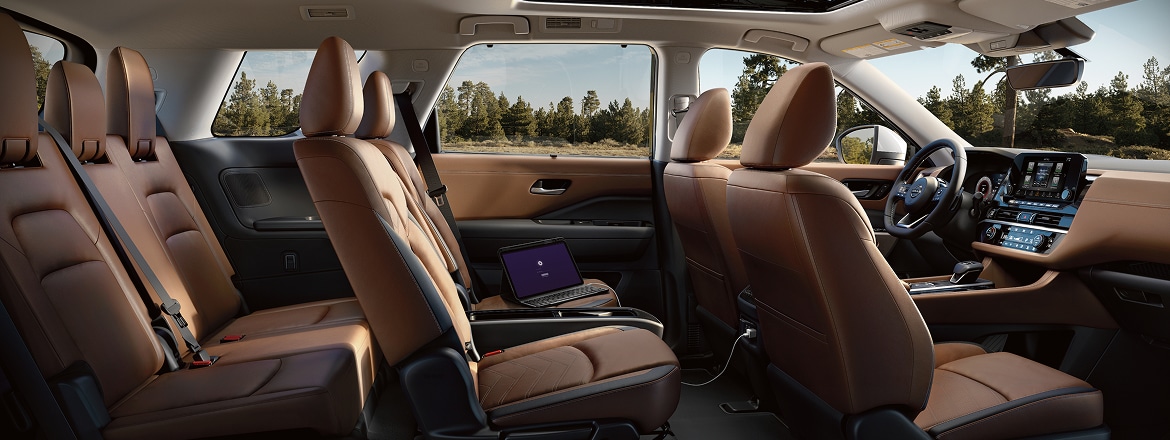 2026 Nissan Pathfinder spacious three-row interior with premium seating