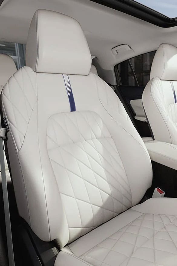 2026 Nissan Sentra premium quilted leather front seats