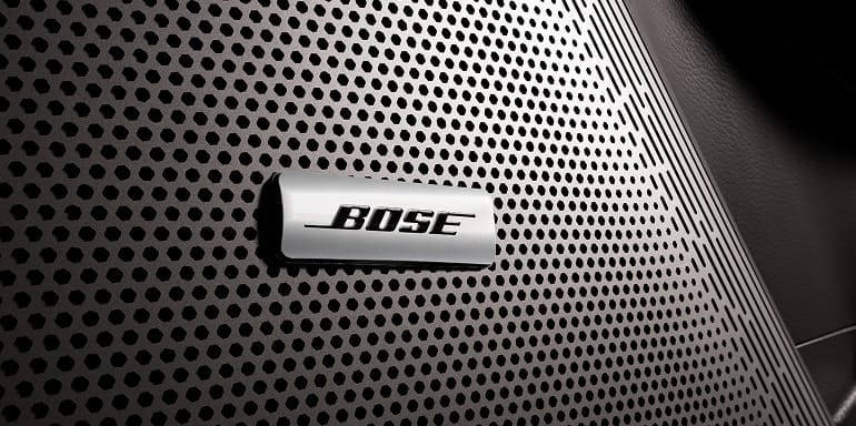 2027 Nissan Sentra closeup of Bose speaker.