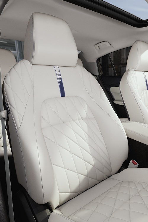 2027 Nissan Sentra interior view of front seat.